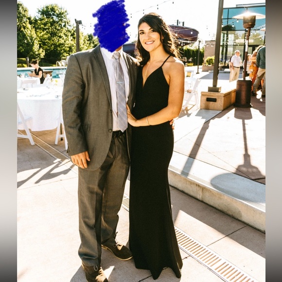 Lulu's Classic Black Maxi Dress - Picture 2 of 5